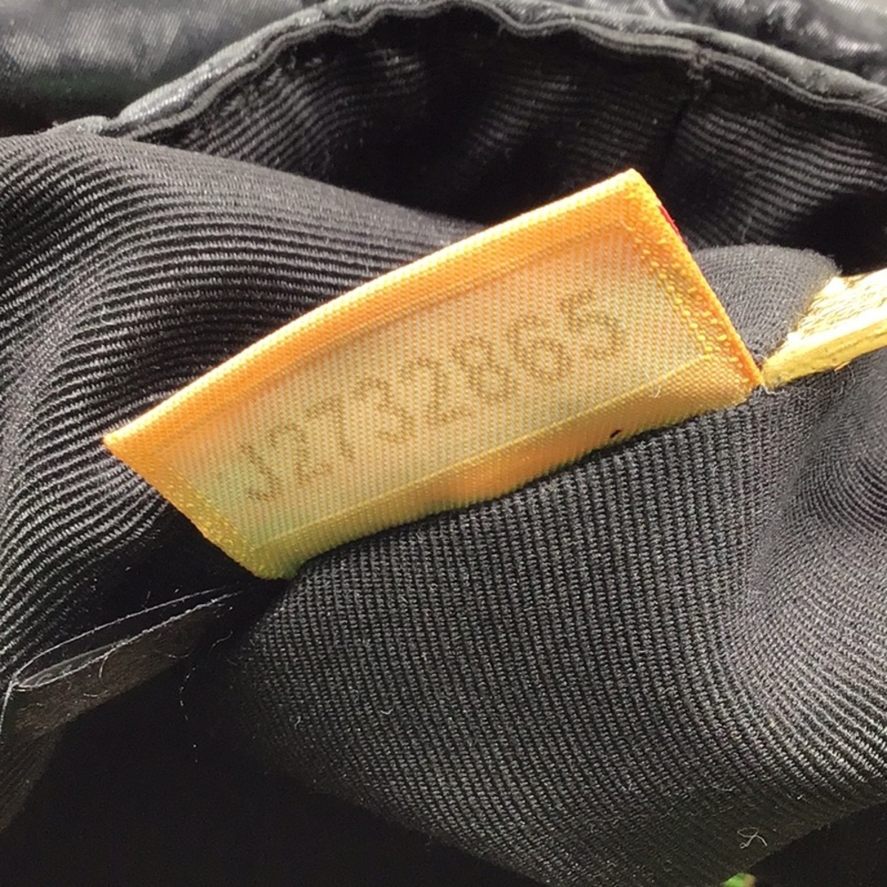 Dooney & Burke Quilted Black Gold Backpack - Picture 14 of 16